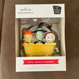 Hallmark Tim Burton’s The Nightmare Before Christmas Lock,Shock&Barrel Ornament
